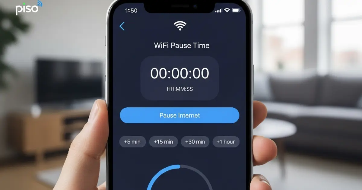 Piso WiFi pause time